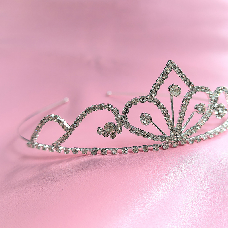 Wedding Shop - Corona Nuziale in Strass Color Argento,