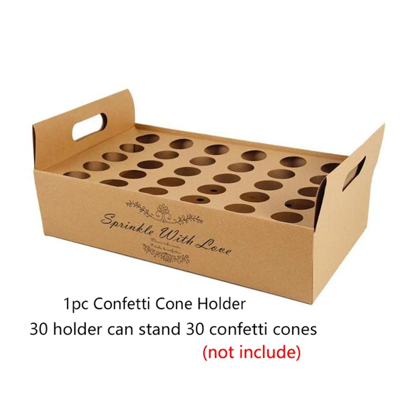 Papercraft Supply Confetti - Scatola Porta Coni di Coriandoli in