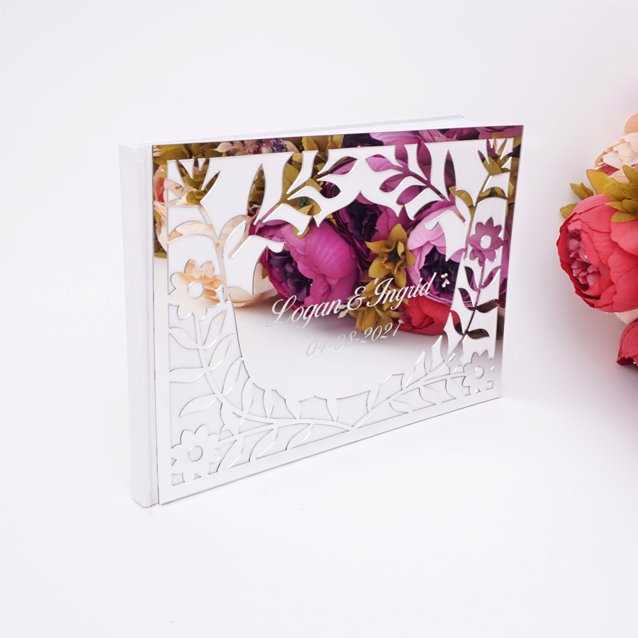 Personalized Guest Book - Lussuoso Libro degli Ospiti per Matrimonio