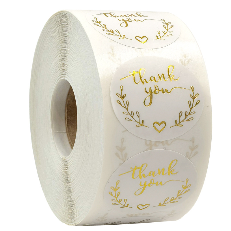 Wedding Supply Business - 100-500 pezzi adesivi di ringraziamento in