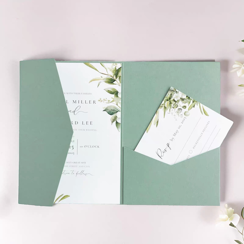 Wedding Supply Business - 30 buste verdi 18x13 cm per