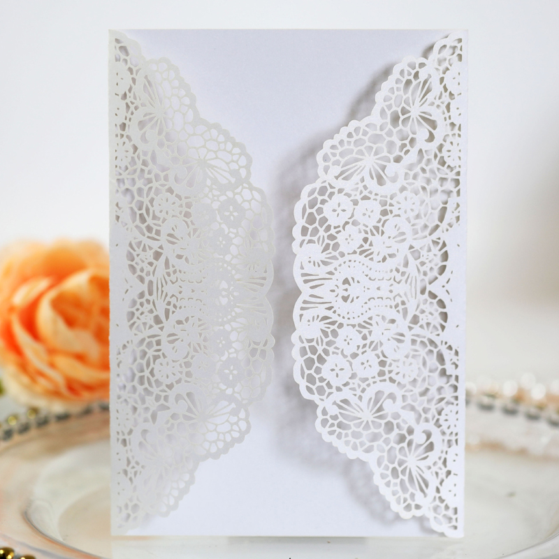 Wedding Supply Business - 50 pezzi/lotto di biglietti d'invito per