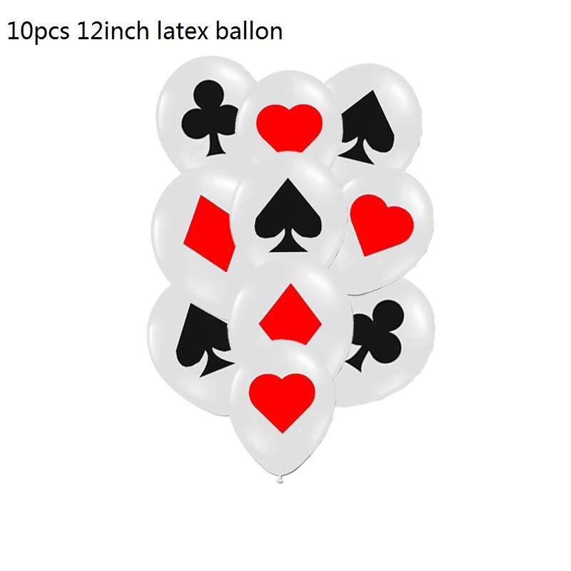 Wedding Qq - 10 pz/lotto 12 pollici Picche/Cuori/Club/Diamanti Palloncino