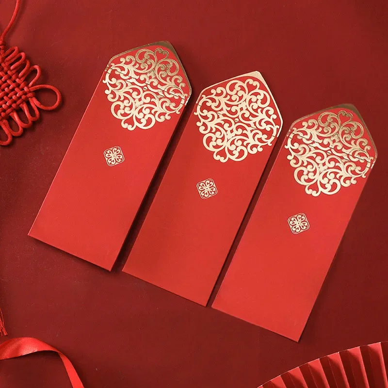 Wedding Envelopes - 10 pz Buste Rosse Cinese Stampa