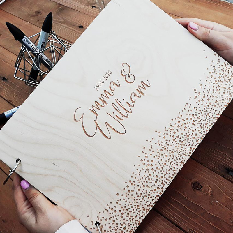 Personalized Guest Book - Libro degli ospiti personalizzato libro degli