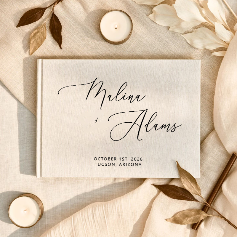 Personalized Guest Book - Album Fotografico Personalizzato per Libro degli