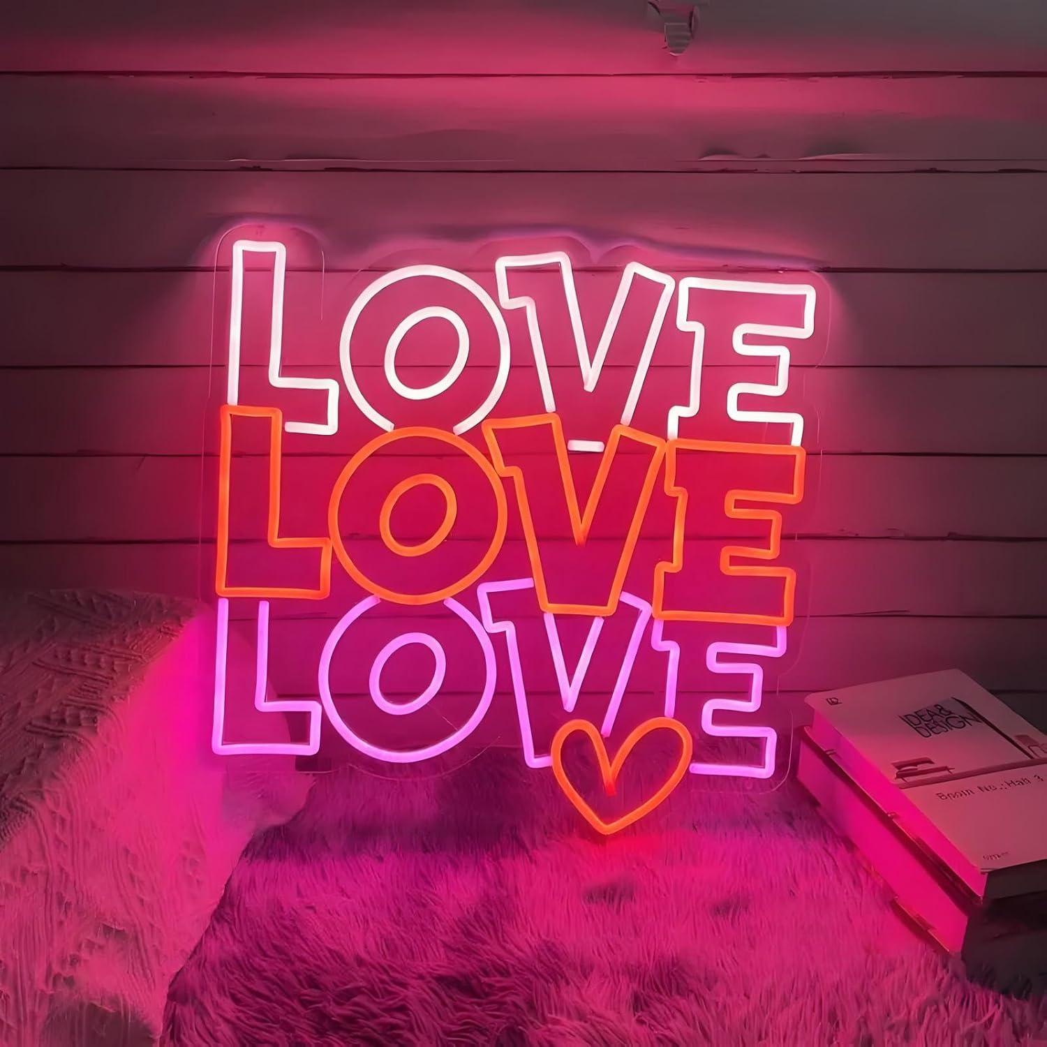 Wedding Shop - Insegna al neon a forma di