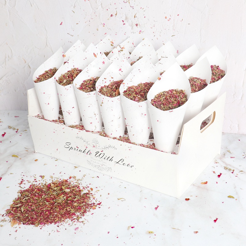 Wedding Supply Rentals - Vassoio per matrimonio in carta Kraft