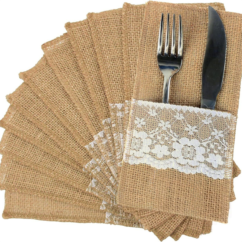 Sacchetto Portaposate in Iuta  - Wedding Supply Rentals recensione e prezzo