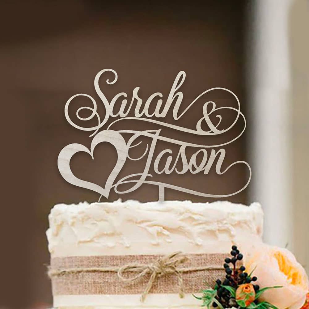Topper per torta personalizzat - Wedding Supply Rentals recensione e prezzo