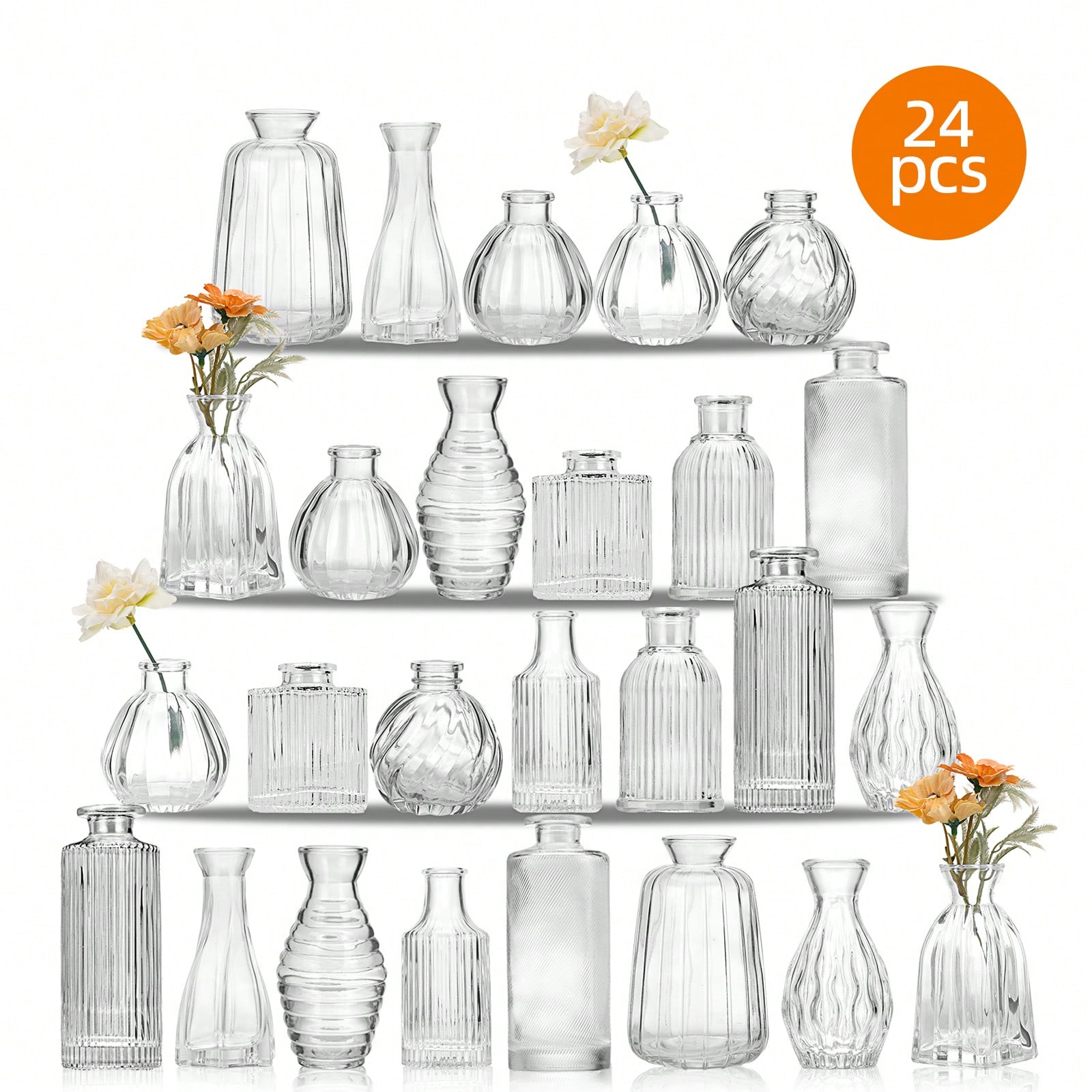 Set di 18/36 vasi in vetro per - Wedding Supply Rentals recensione e prezzo