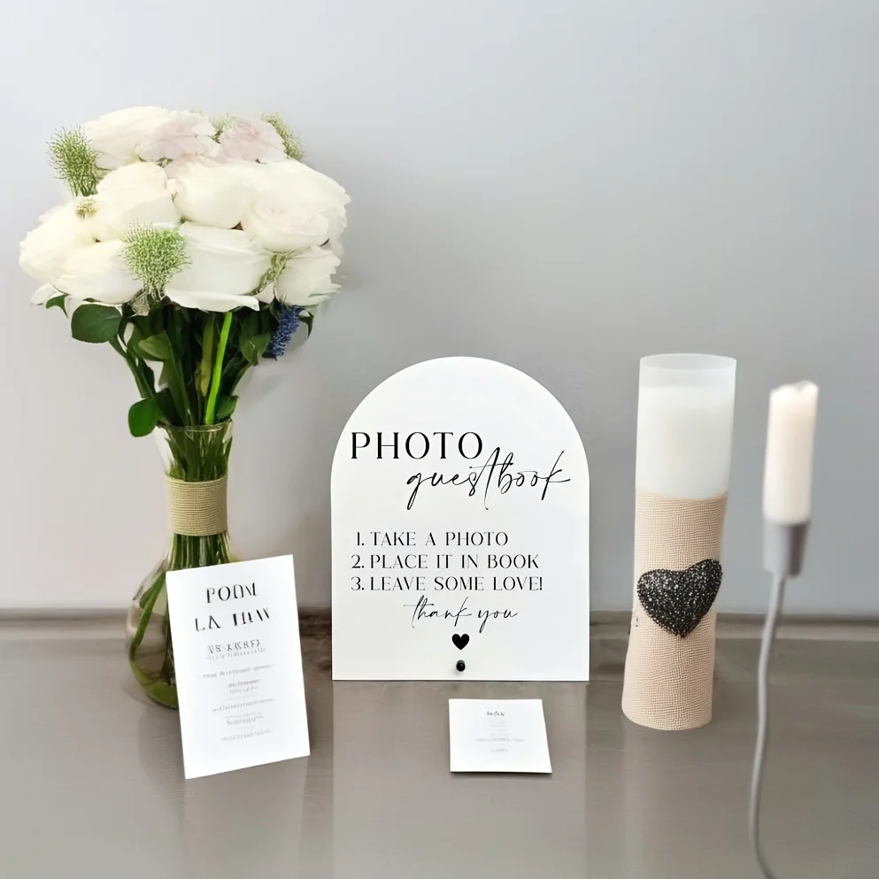 Elegante cartello per foto di  - Personalized Guest Book recensione e prezzo