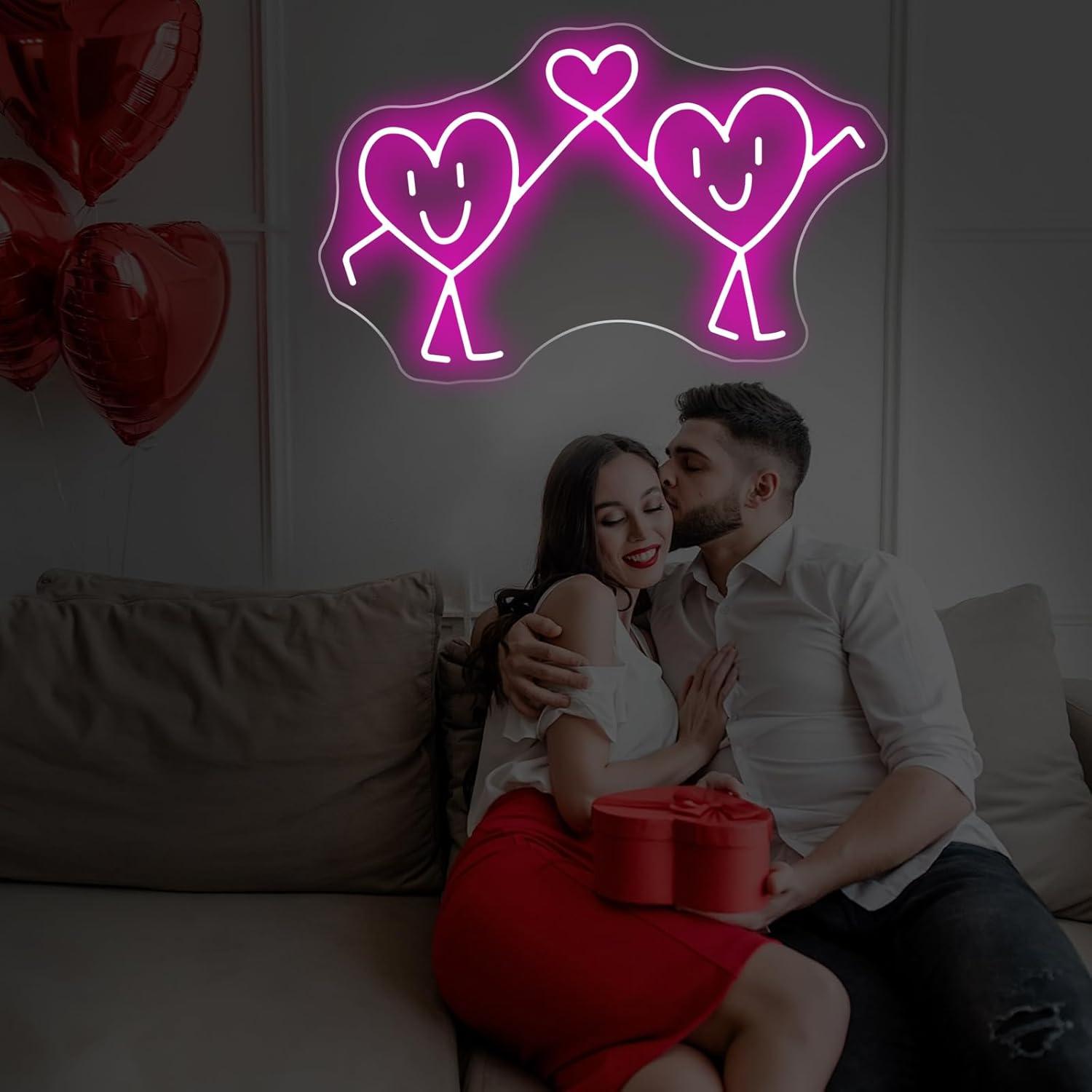 Insegna al neon a forma di cuo - Wedding Shop recensione e prezzo
