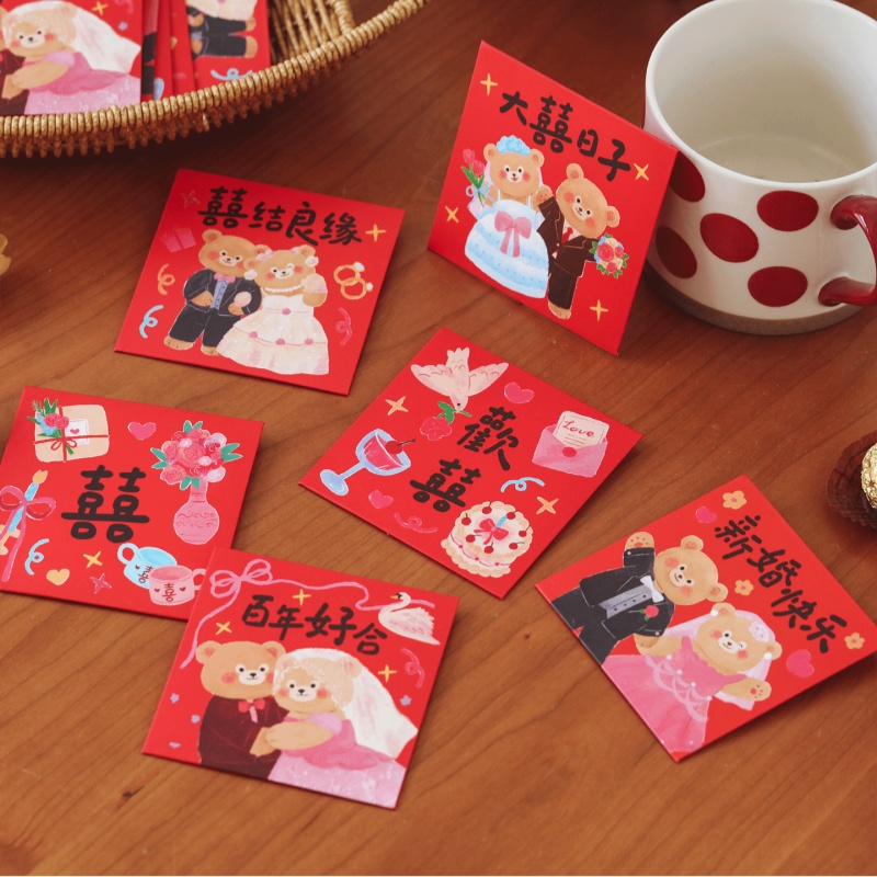 6 Pezzi Mini Buste Rosse per B - Wedding Envelopes recensione e prezzo