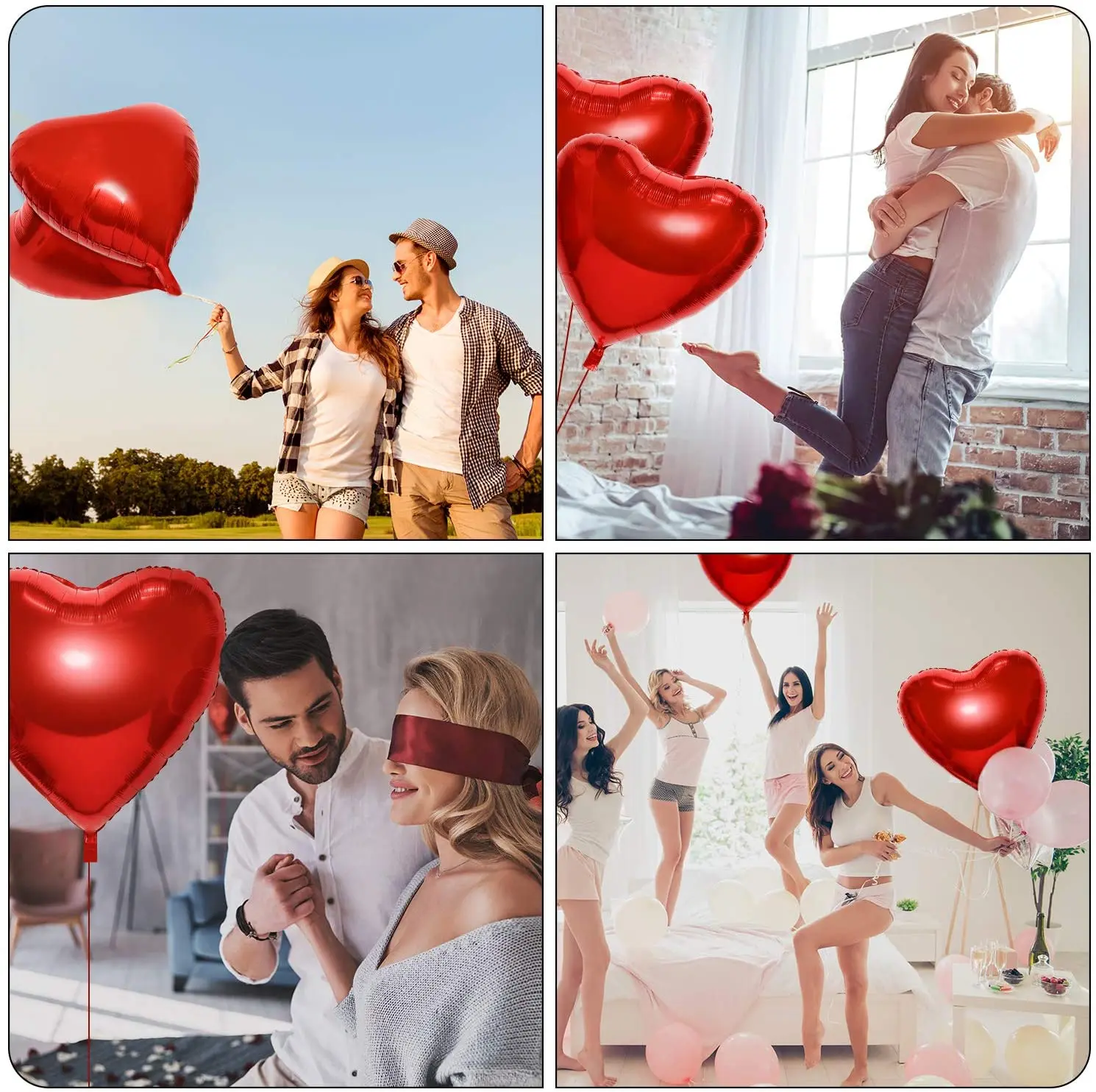 1/2 pz 36 pollici cuore pallon - Wedding Qq recensione e prezzo